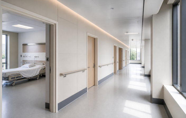 Hospital Ward Fit-Out – ALC Interior Partitions