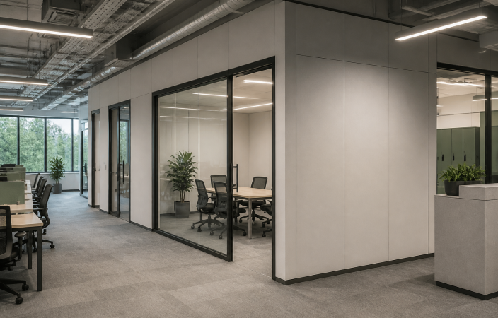 Flexible Office Fit-Out – ALC Internal Walls